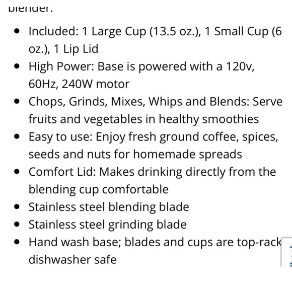 Cooks 5 in 1 Blender - Picture 3 of 9